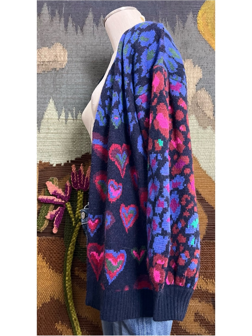 Farm Rio Heart Cardigan XS - Picture 8 of 16